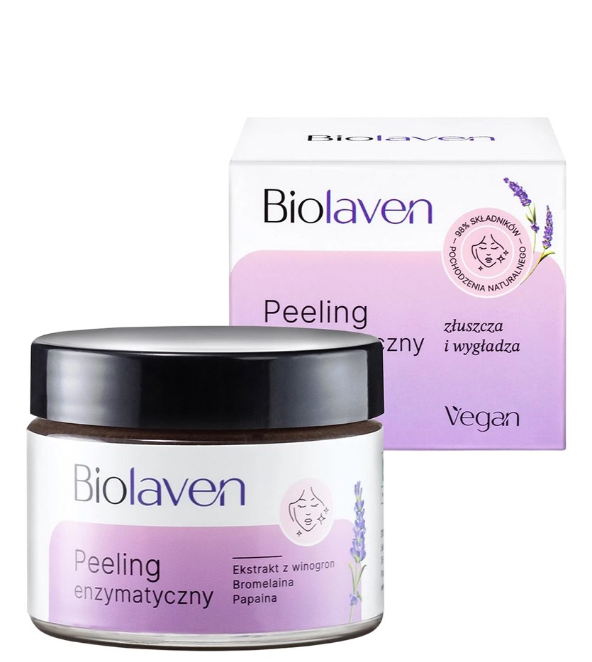 BIOLAVEN Peeling enzymatyczny do twarzy 45ml Peeling Enzymatyczny do twarzy 45ml BIOLAVEN