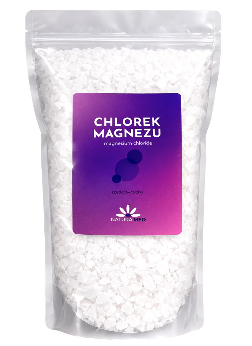 NATURA-MED Chlorek magnezu – płatki kąpielowe 1kg Chlorek magnezu - płatki kąpielowe 1kg NATURA-MED
