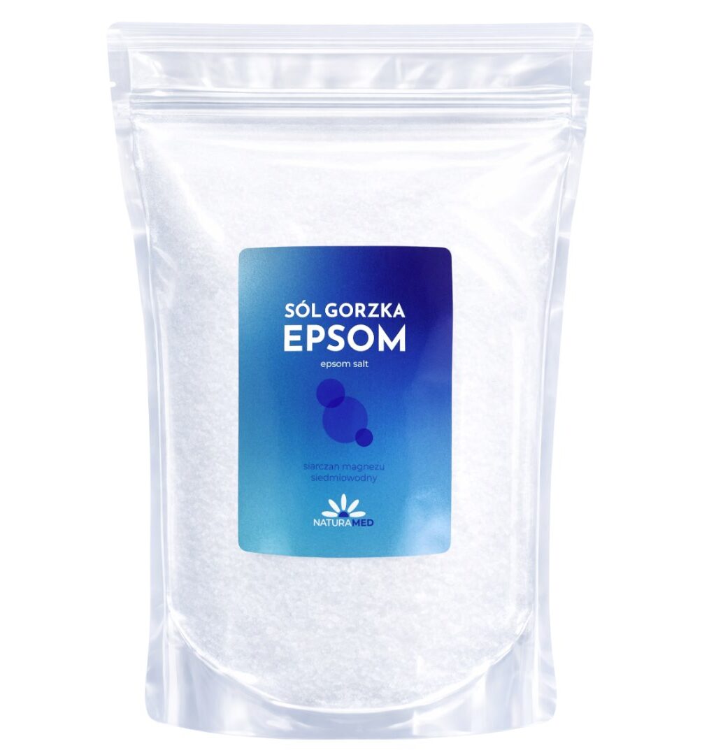 NATURA-MED Sól gorzka EPSOM 3kg – siarczan magnezu Sól gorzka EPSOM - siarczan magnezu 3kg NATURA-MED