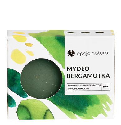 Mydło bergamotka w kostce 100g OPCJA NATURA Mydło Bergamotka w Kostce 100g OPCJA NATURA
