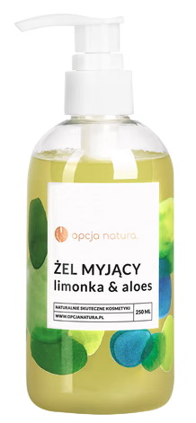 Żel myjący do ciała i twarzy limonka i aloes 250ml OPCJA NATURA Żel myjący do ciała i twarzy limonka&aloes 250ml OPCJA NATURA