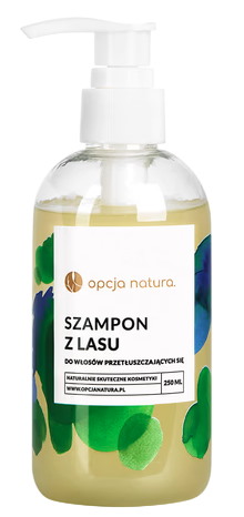 Szampon z lasu do włosów przetłuszczających się 250ml OPCJA NATURA Szampon z Lasu Włosy Przetłuszczające 250ml OPCJA NATURA