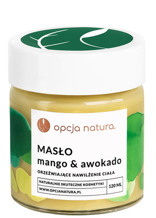 Masło do ciała Mango i Awokado 120ml OPCJA NATURA