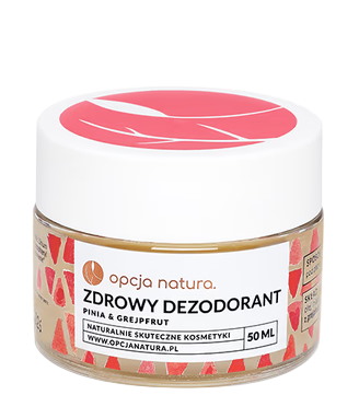 Zdrowy dezodorant pinia i grejpfrut 50ml OPCJA NATURA Zdrowy dezodorant Pinia i Grejpfrut 50ml OPCJA NATURA