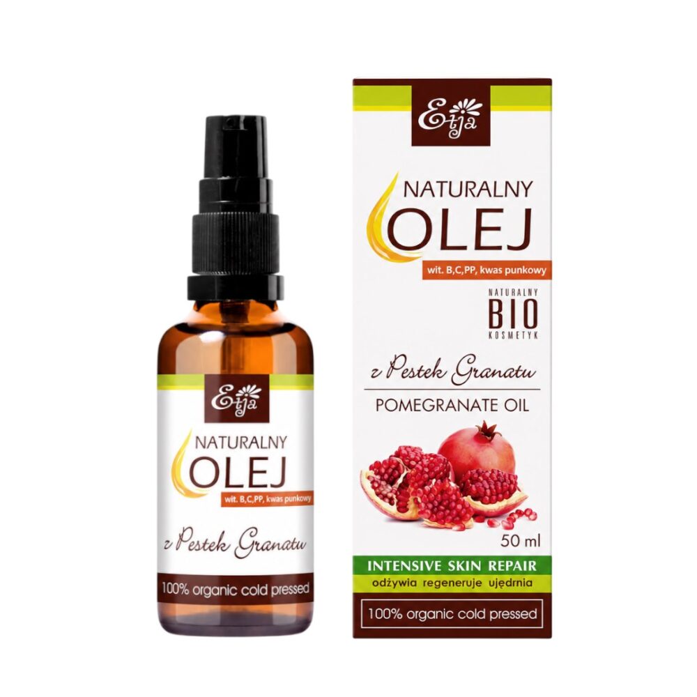 ETJA Olej z Pestek Granatu EKO 50ml Olej z Pestek Granatu EKO 50ml ETJA