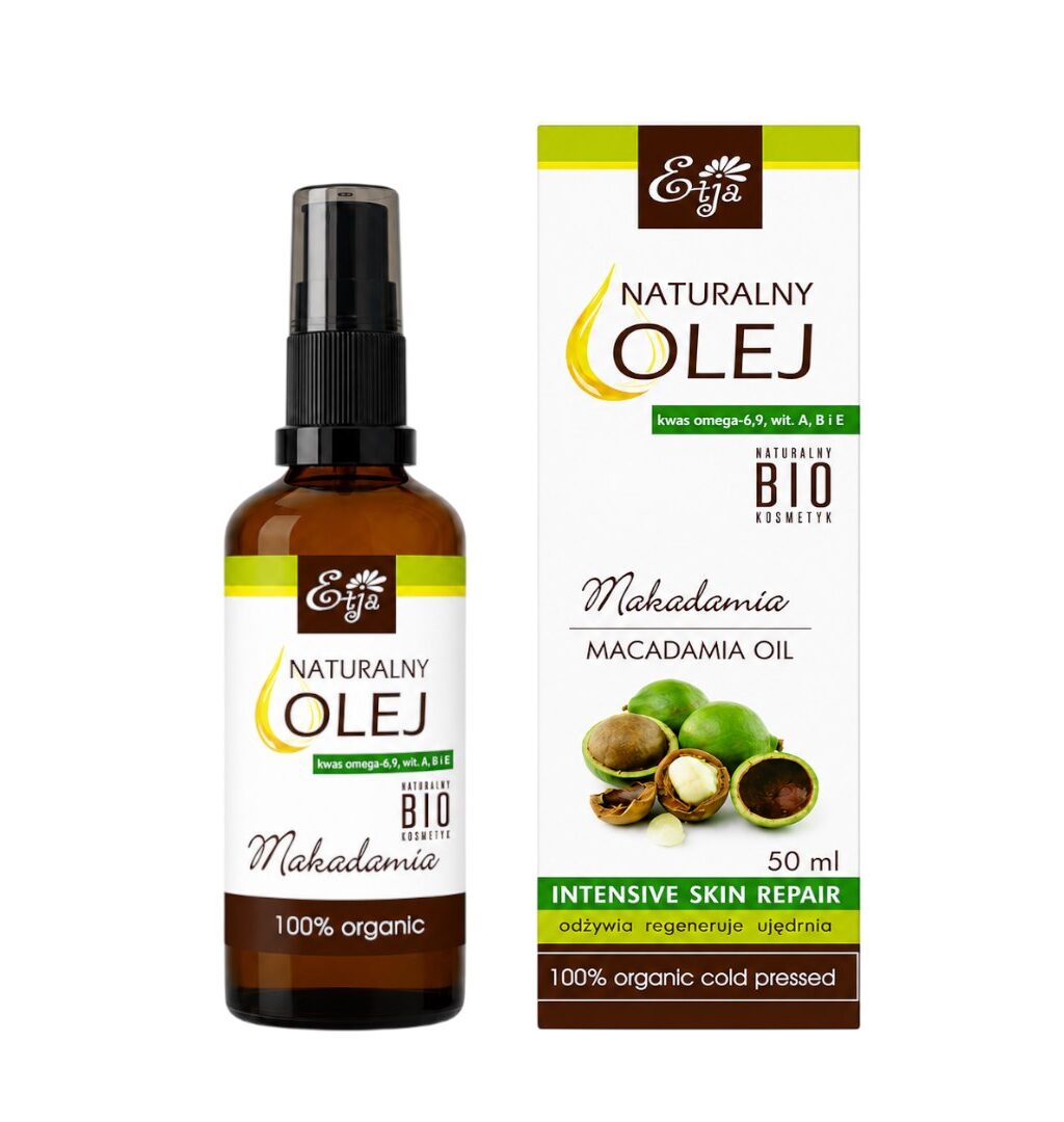 ETJA Olej Makadamia EKO 50ml Olej Makadamia EKO 50ml ETJA