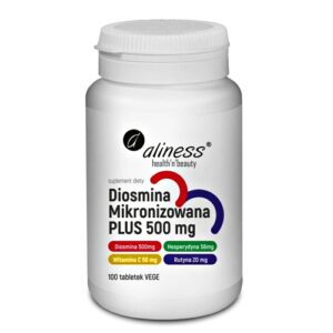 diosmina aliness Diosmina Mikronizowana PLUS 500mg 100tabl. Aliness
