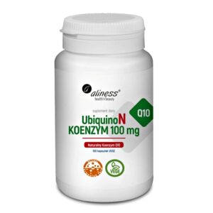 koenzym Q10 - UbiquinoN UbiquinoN Naturalny KOENZYM Q10 100kaps. Aliness
