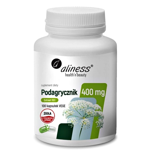 Podagrycznik Ekstrakt 400mg 100kaps. Aliness