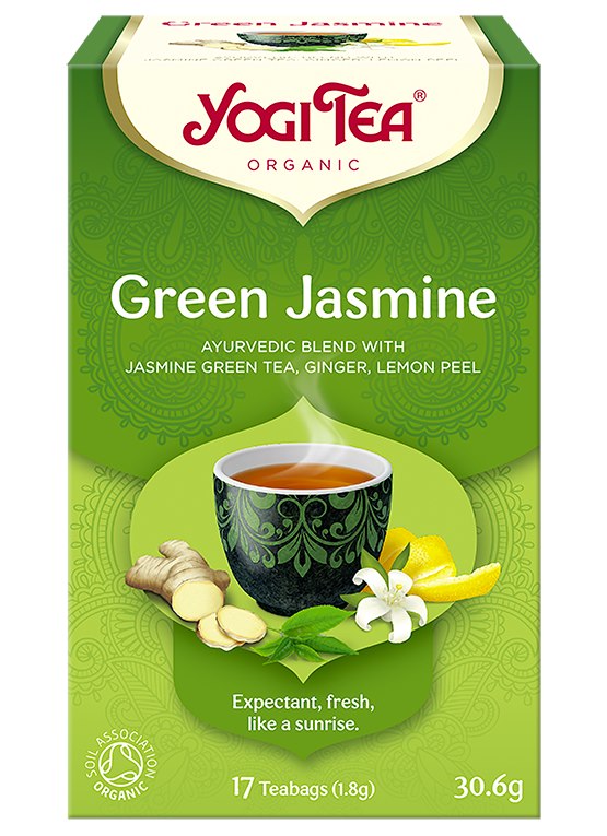 YOGI TEA Herbata Green Jasmine – zielona jaśminowa BIO 17*1,8g Herbata Green Jasmine BIO 17*1,8g YOGI TEA