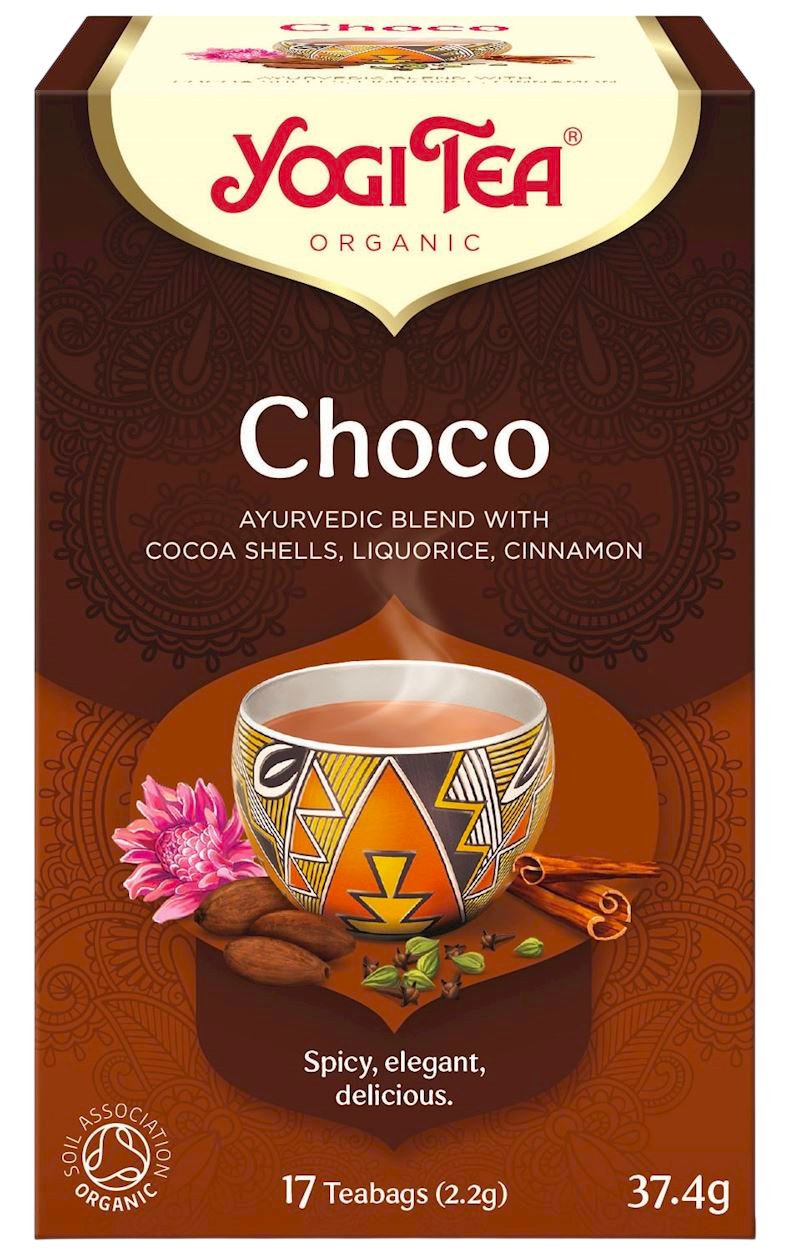 YOGI TEA Herbatka Choco – czekoladowa z kakao BIO 17*2,2g Herbatka ajurwedyjska Choco BIO 17*2,2g YOGI TEA