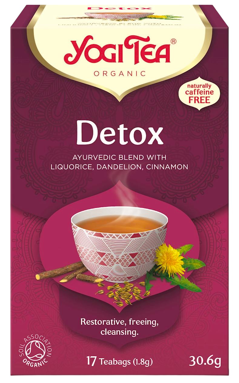 Herbatka ajurwedyjska Detox BIO 17*1,8g YOGI TEA