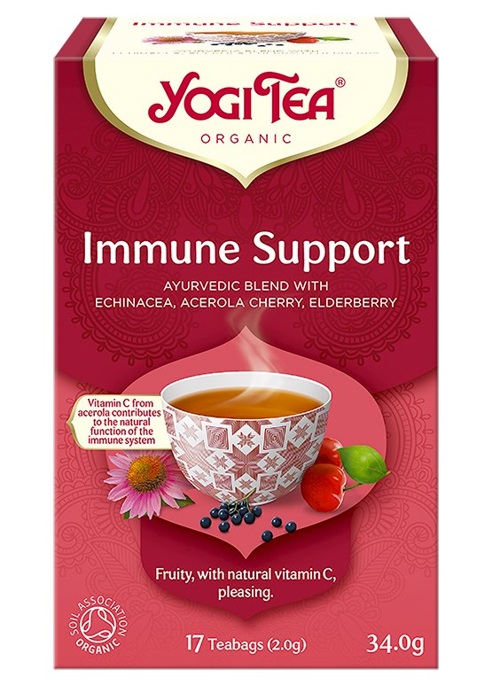 Herbatka ajurwedyjska Immune Support BIO 17*2g YOGI TEA