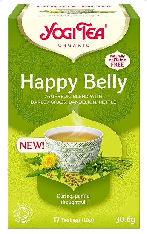 YOGI TEA Herbatka Happy Belly – lekki brzuch BIO 17*1,8g Herbatka ajurwedyjska Happy Belly BIO 17*1,8g YOGI TEA