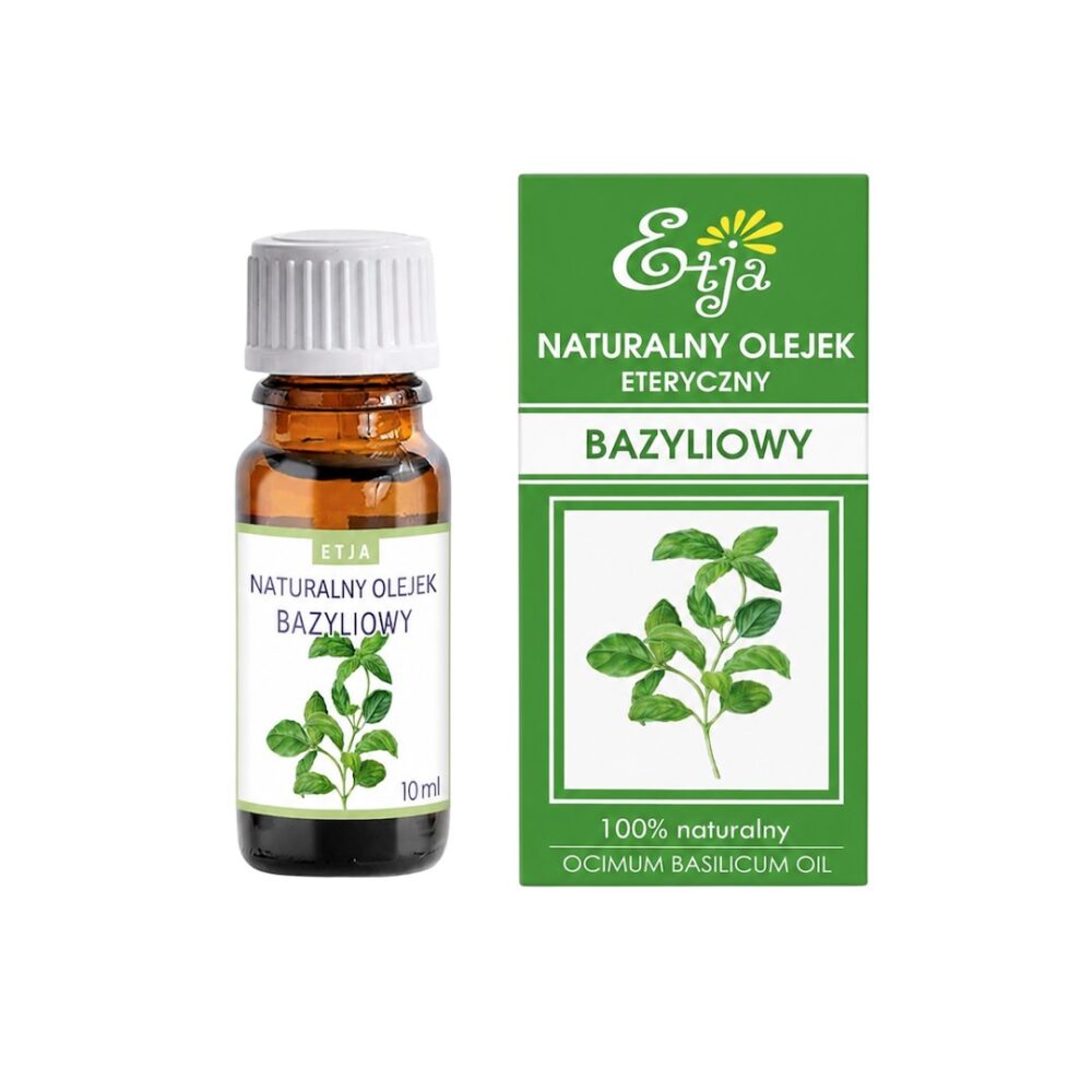 Olejek Eteryczny Naturalny Bazyliowy 10ml ETJA