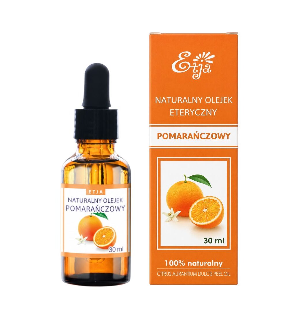 Olejek Eteryczny Naturalny Pomarańczowy 30ml ETJA
