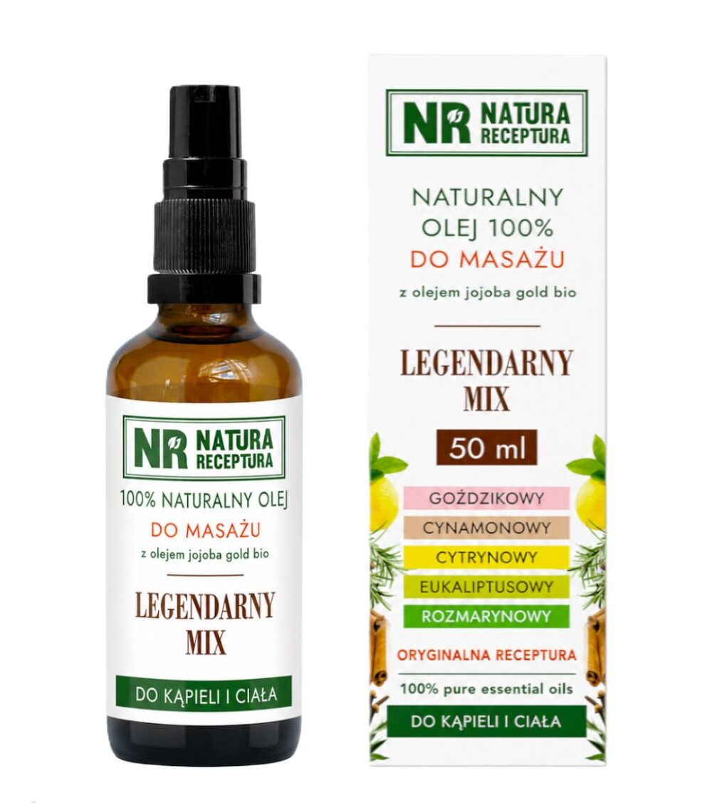 Olej do Masażu Legendarny Mix 50ml NATURA RECEPTURA
