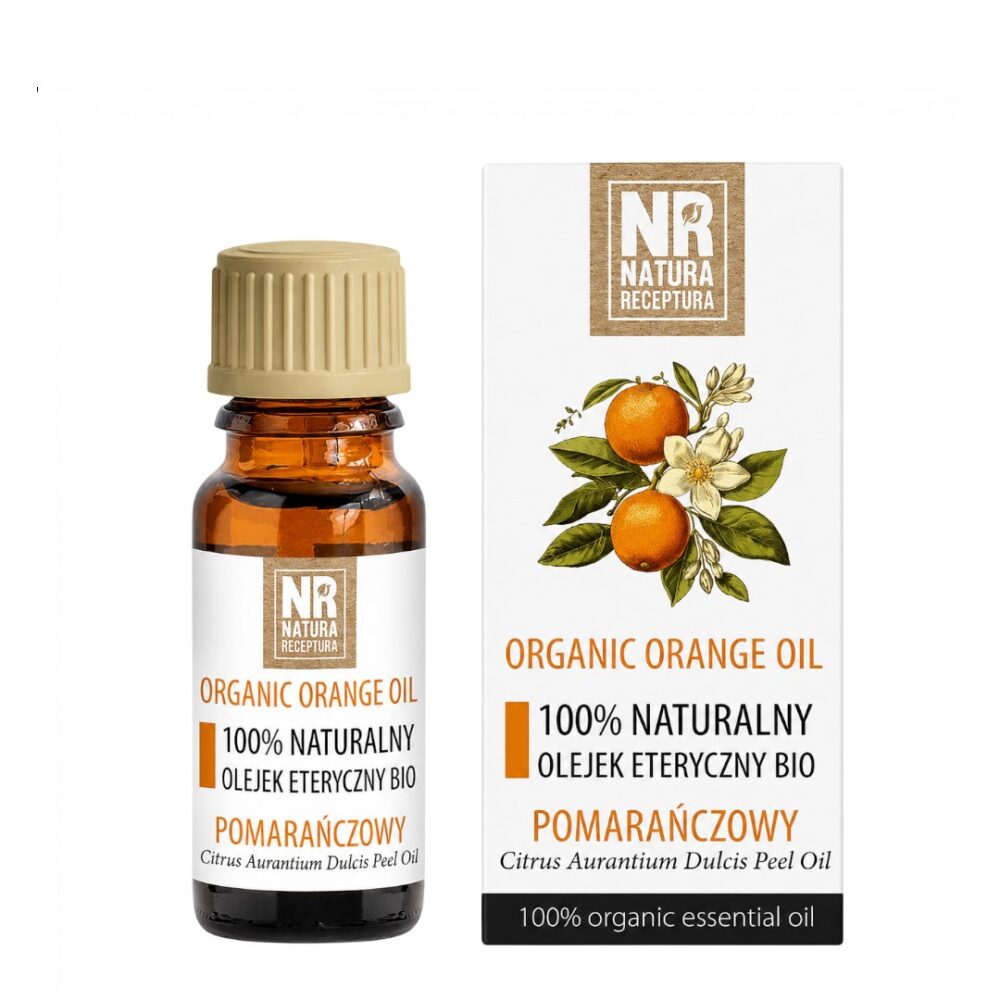 Olejek eteryczny naturalny EKO Pomarańczowy 10ml NATURA RECEPTURA Olejek Eteryczny BIO Pomarańczowy 10ml NATURA RECEPTURA