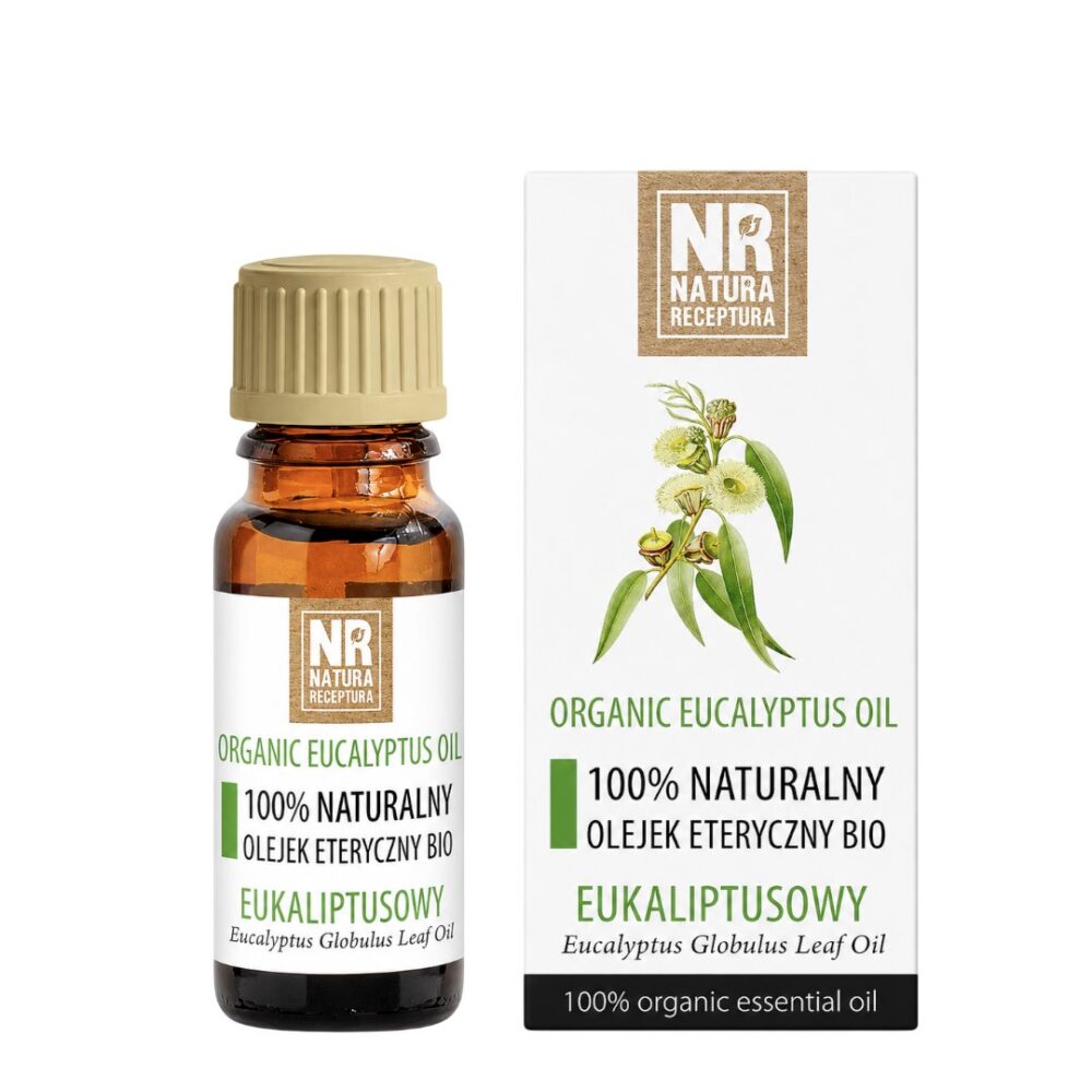Olejek eteryczny naturalny EKO Eukaliptusowy 10ml NATURA RECEPTURA Olejek Eteryczny BIO Eukaliptusowy 10ml NATURA RECEPTURA