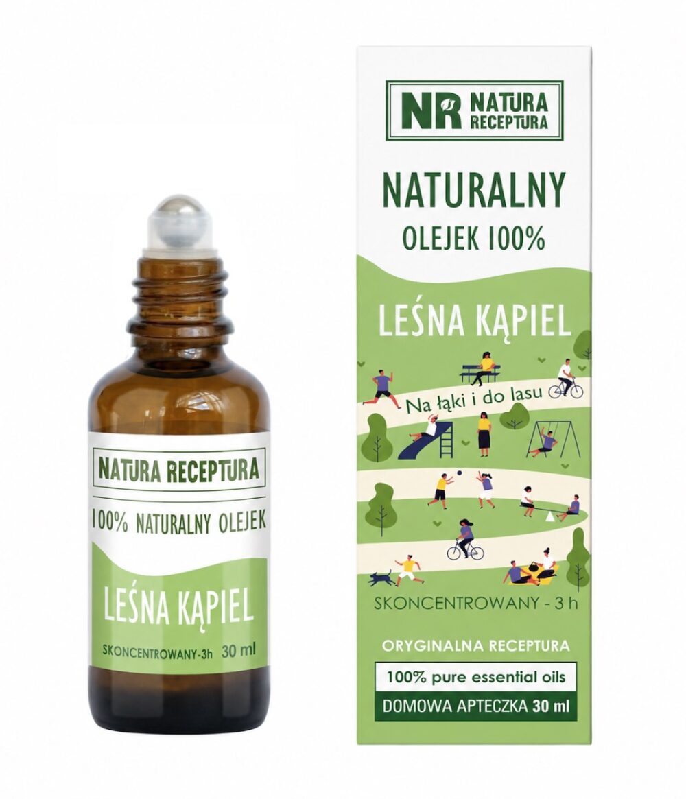 Olejek Leśna Kąpiel 30ml pipeta + roll on NATURA RECEPTURA