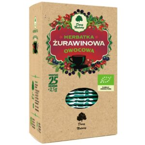 Herbatka Żurawinowa EKO 25*2,5g DARY NATURY