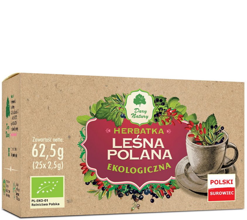 Herbatka Leśna polana fix 25*2,5g BIO DARY NATURY Herbatka Leśna Polana EKO 25*2,5g DARY NATURY