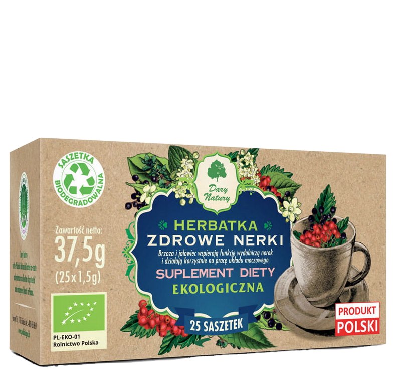 Herbatka Zdrowe Nerki EKO 25*1,5g DARY NATURY