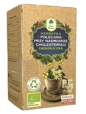 Herbatka Polecana na Cholesterol EKO 25*1,5g Dary Natury