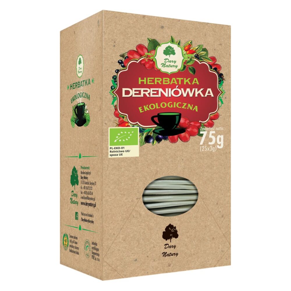 Herbatka Dereniówka EKO 25*3g DARY NATURY