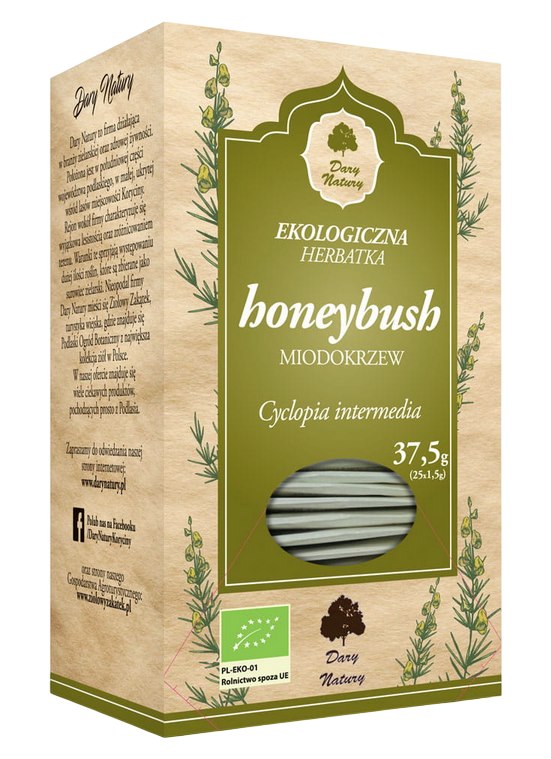Herbatka Honeybush miodokrzew BIO 25*1,5g DARY NATURY Herbatka Honeybush Miodokrzew EKO 25*1,5g Dary Natury