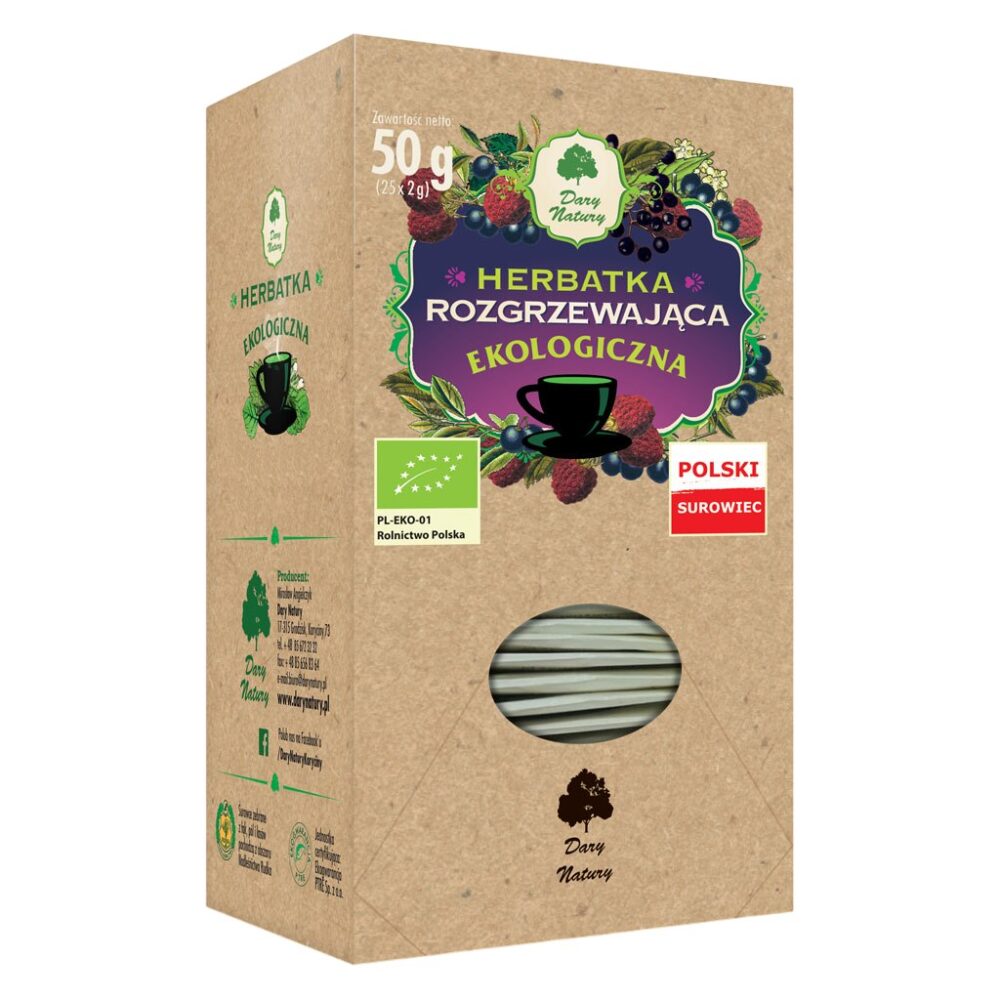 Herbatka Rozgrzewająca EKO 25*2g DARY NATURY