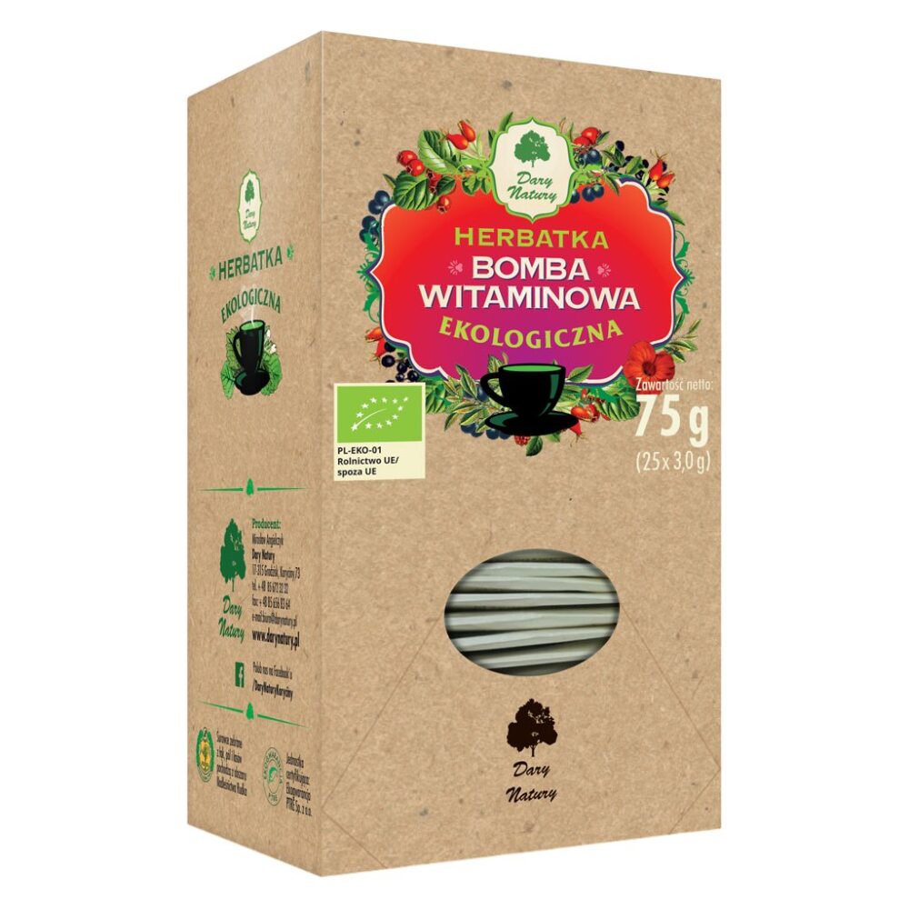 Herbatka Bomba Witaminowa EKO 25*3g Dary Natury