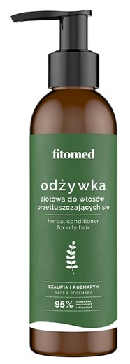 Odżywka Ziołowa Włosy Przetłuszczające się 200ml FITOMED