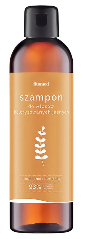 Szampon ziołowy do włosów koloryzowanych – jasnych 250ml FITOMED Szampon Włosy Koloryzowane Jasne 250ml FITOMED