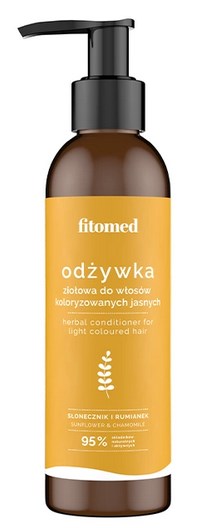 Odżywka Ziołowa Włosy Koloryzowane Jasne 200ml FITOMED
