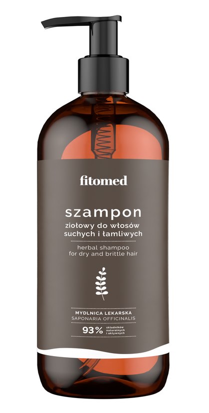 Szampon Ziołowy Włosy Suche i Łamliwe 500ml FITOMED