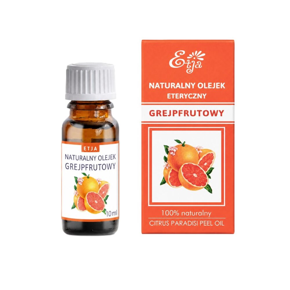 ETJA Olejek eteryczny naturalny – Grejpfrutowy 10ml Olejek Eteryczny Naturalny Grejpfrutowy 10ml ETJA