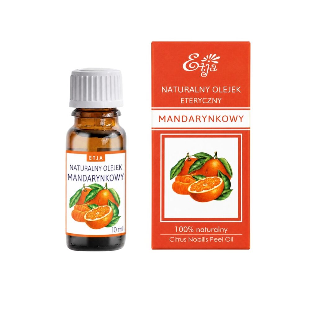 ETJA Olejek eteryczny naturalny – Mandarynkowy 10ml Olejek Eteryczny Naturalny Mandarynkowy 10ml ETJA
