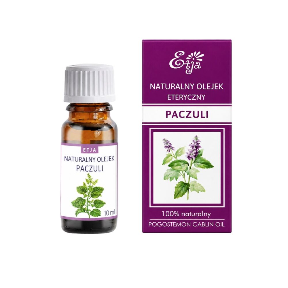 ETJA Olejek eteryczny naturalny – Paczuli 10ml Olejek Eteryczny Naturalny Paczuli 10ml ETJA