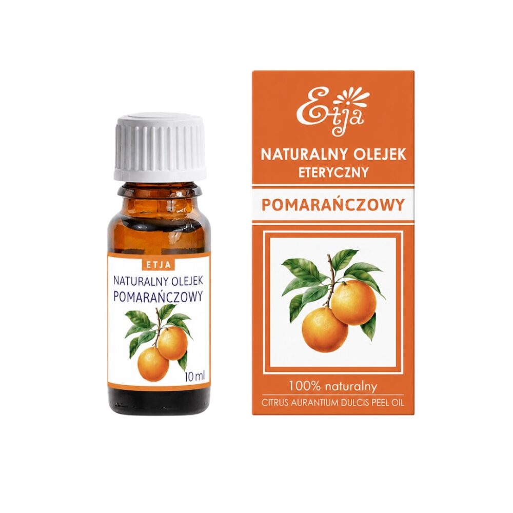 Olejek Eteryczny Naturalny Pomarańczowy 10ml ETJA