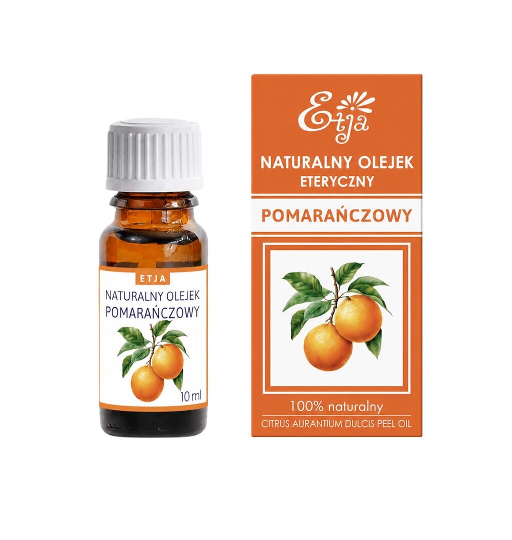 Olejek Eteryczny Naturalny Pomarańczowy 10ml ETJA