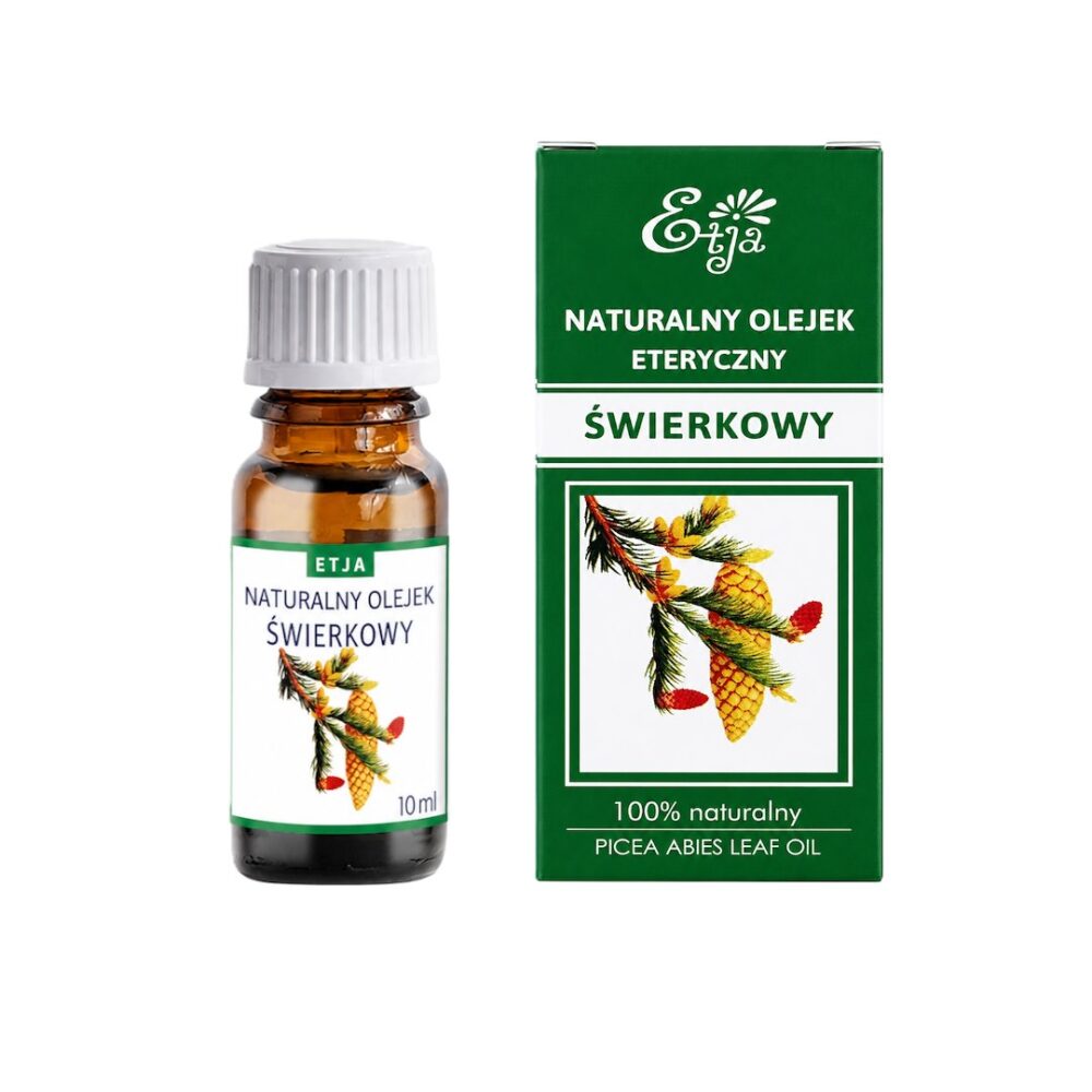 ETJA Olejek eteryczny naturalny – Świerkowy 10ml Olejek Eteryczny Naturalny Świerkowy 10ml ETJA