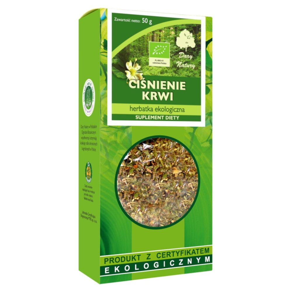 Herbatka Ciśnienie Krwi BIO 50g DARY NATURY