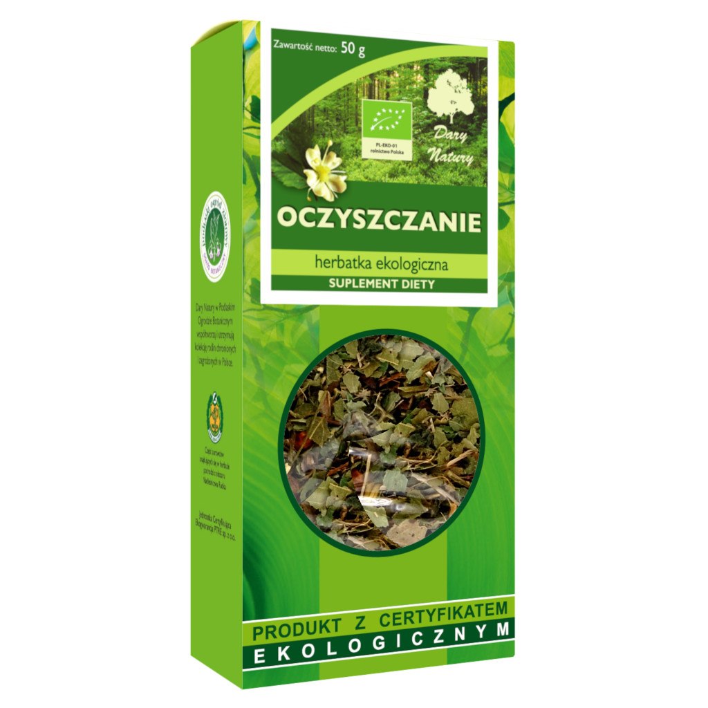 Herbatka Oczyszczanie BIO 50g DARY NATURY Herbatka Oczyszczanie BIO 50g DARY NATURY