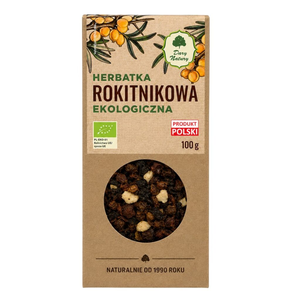 Herbatka Rokitnikowa BIO 100g DARY NATURY