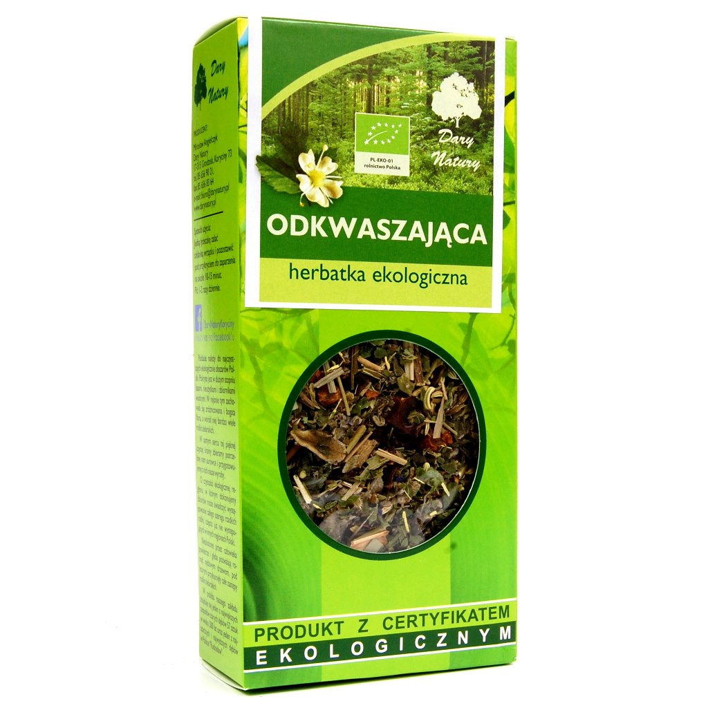 Herbatka Odkwaszająca BIO 50g DARY NATURY Herbatka Odkwaszająca BIO 50g DARY NATURY