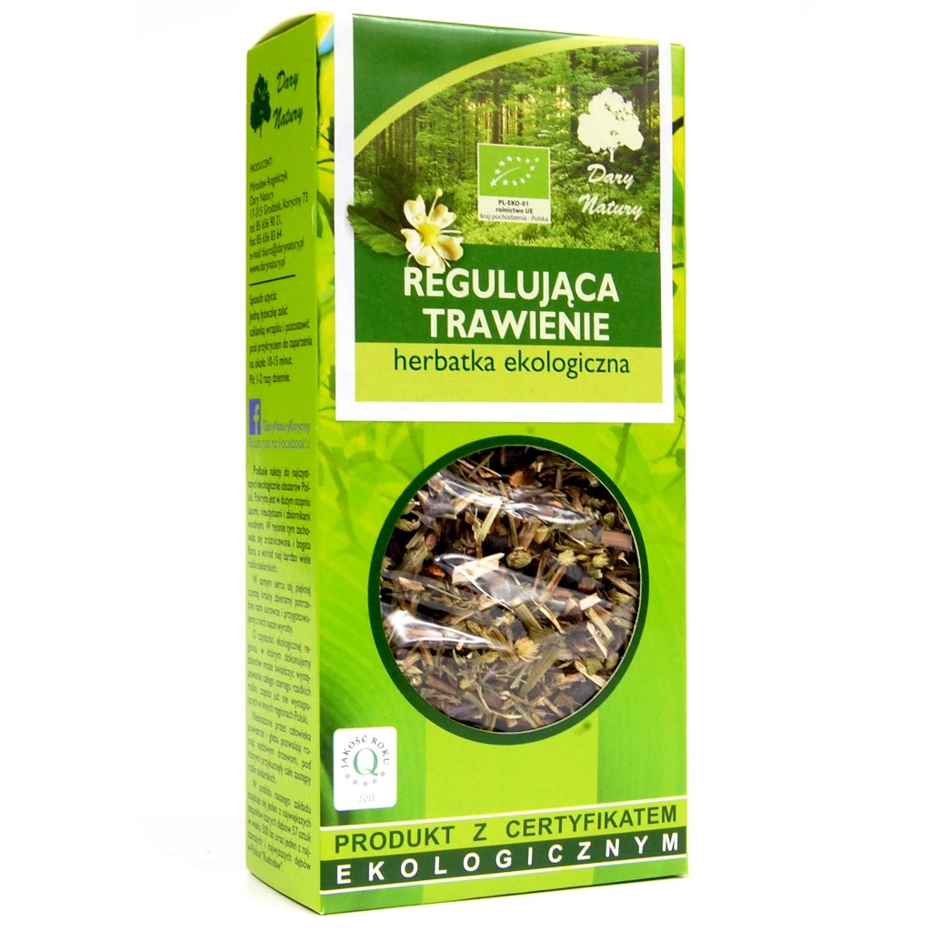 Herbatka Regulująca trawienie BIO 50g DARY NATURY Herbatka Regulująca Trawienie BIO 50g DARY NATURY