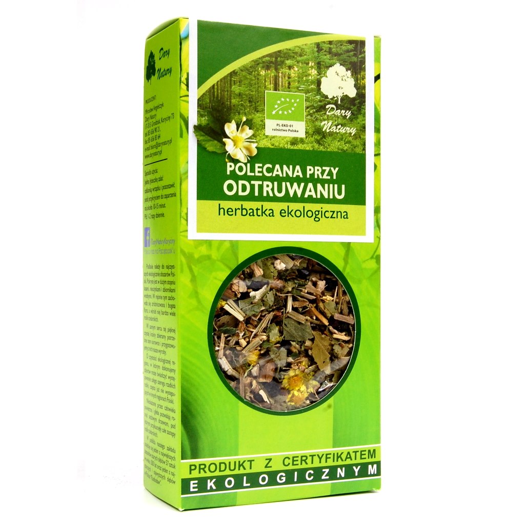 Herbatka Odtruwająca BIO 50g DARY NATURY Herbatka Odtruwająca BIO 50g DARY NATURY