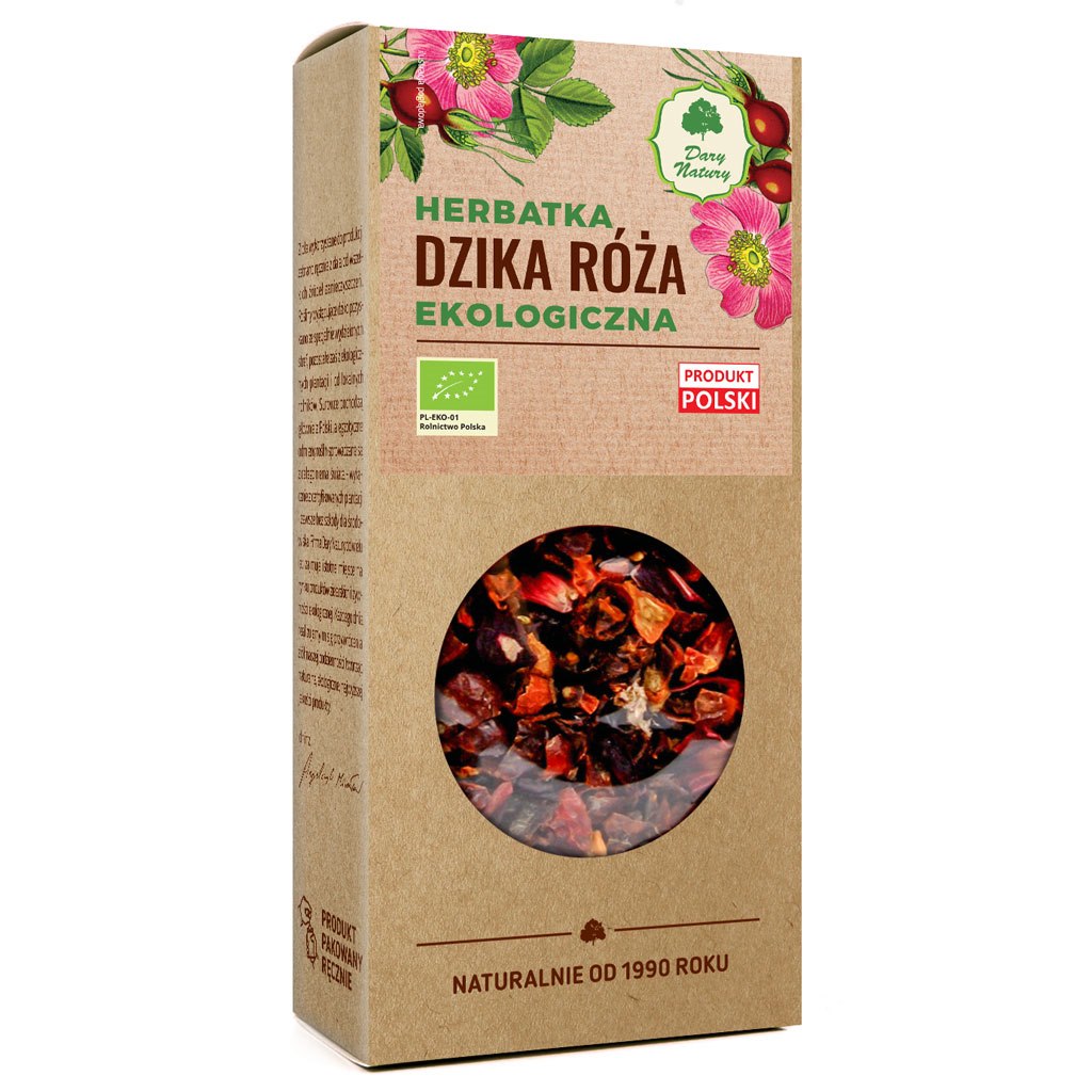 Herbatka Dzika róża 100g BIO DARY NATURY Herbatka Dzika Róża 100g BIO DARY NATURY