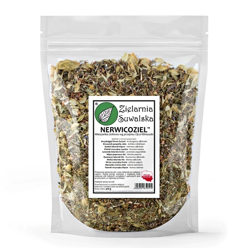 Nerwicoziel-500g Nerwicoziel 500g wg Klimuszki Zielarnia Suwalska